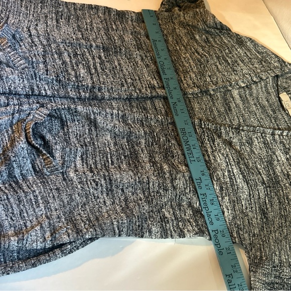 Loft Heather Gray Open Front Cardigan Size Medium - Picture 8 of 9